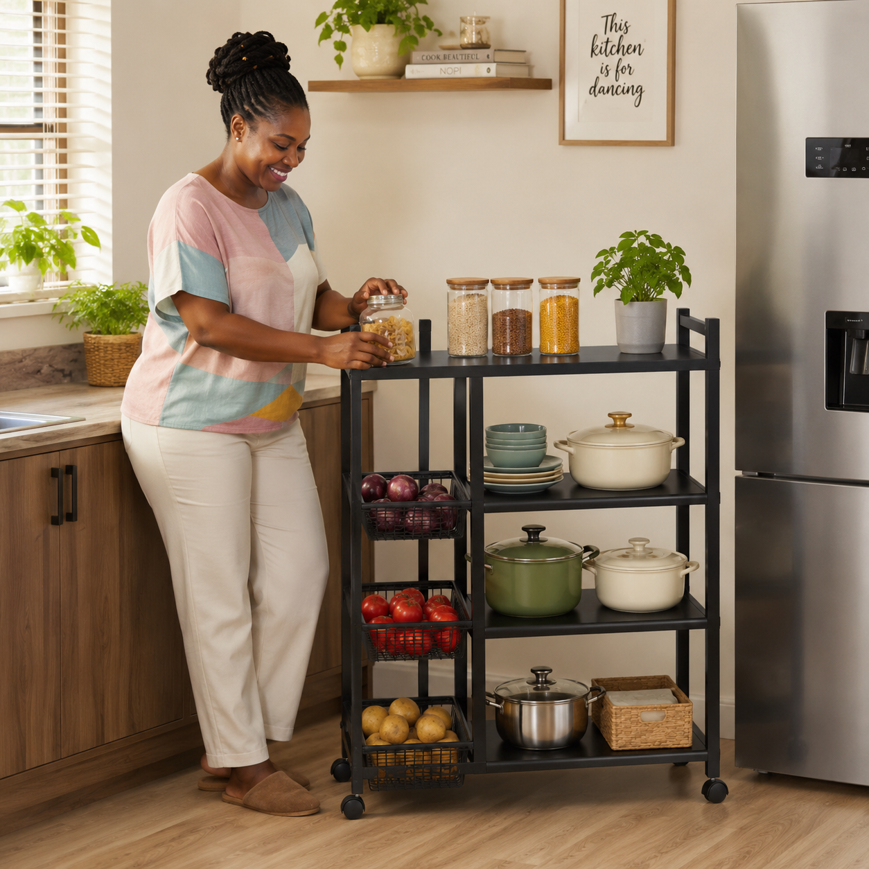 SmartSpace Storage Rack with Free 800ML Vacuum Flask