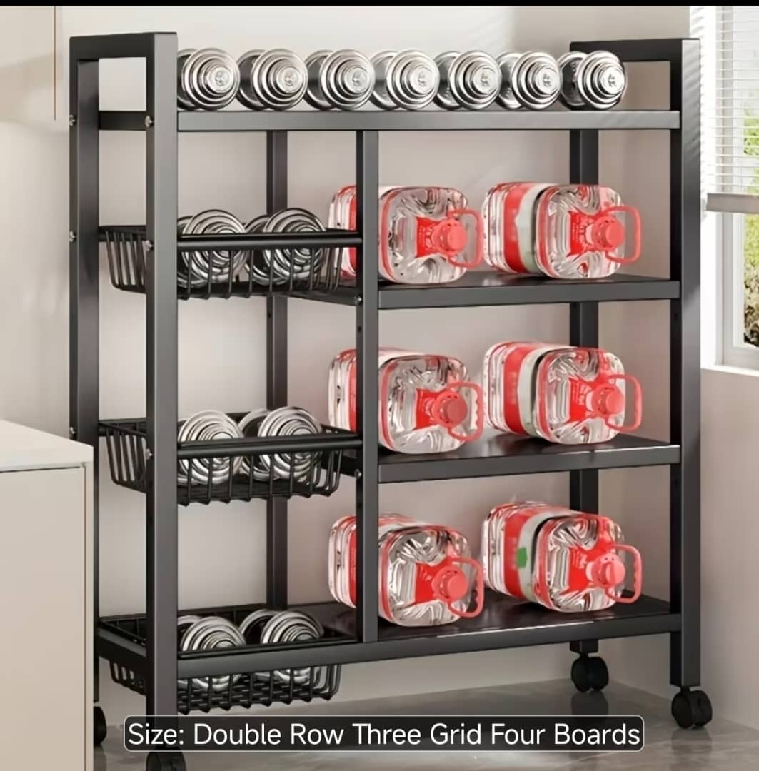 SmartSpace 4-Tier Mobile Storage Rack